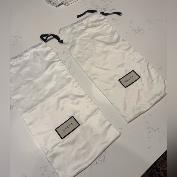 Gucci Satin shoe Dust bag pair - Picture 5 of 5